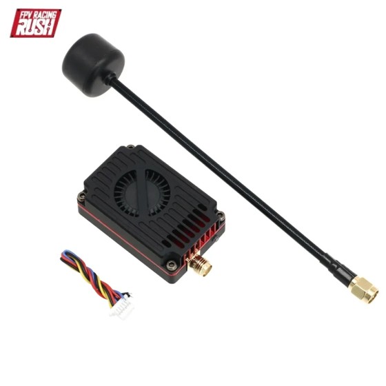 Rush FPV 3.3G 4W VTX 3.3G Long Range VRX Video for Drones Lightweight Metal Frame Upgrade